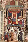 Bernardino Pinturicchio Pope Aeneas Piccolomini Canonizes Catherine of Siena painting